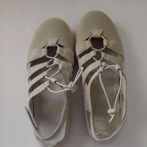 Dansko Cream Athletic Shoes with Comfort and Versatility